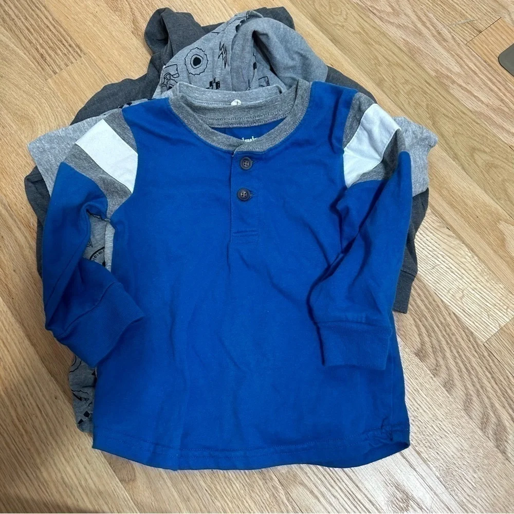 2T Shirt Bundle Boys Thanksgiving Halloween Monster Hugs Hooded Top Long Sleeve